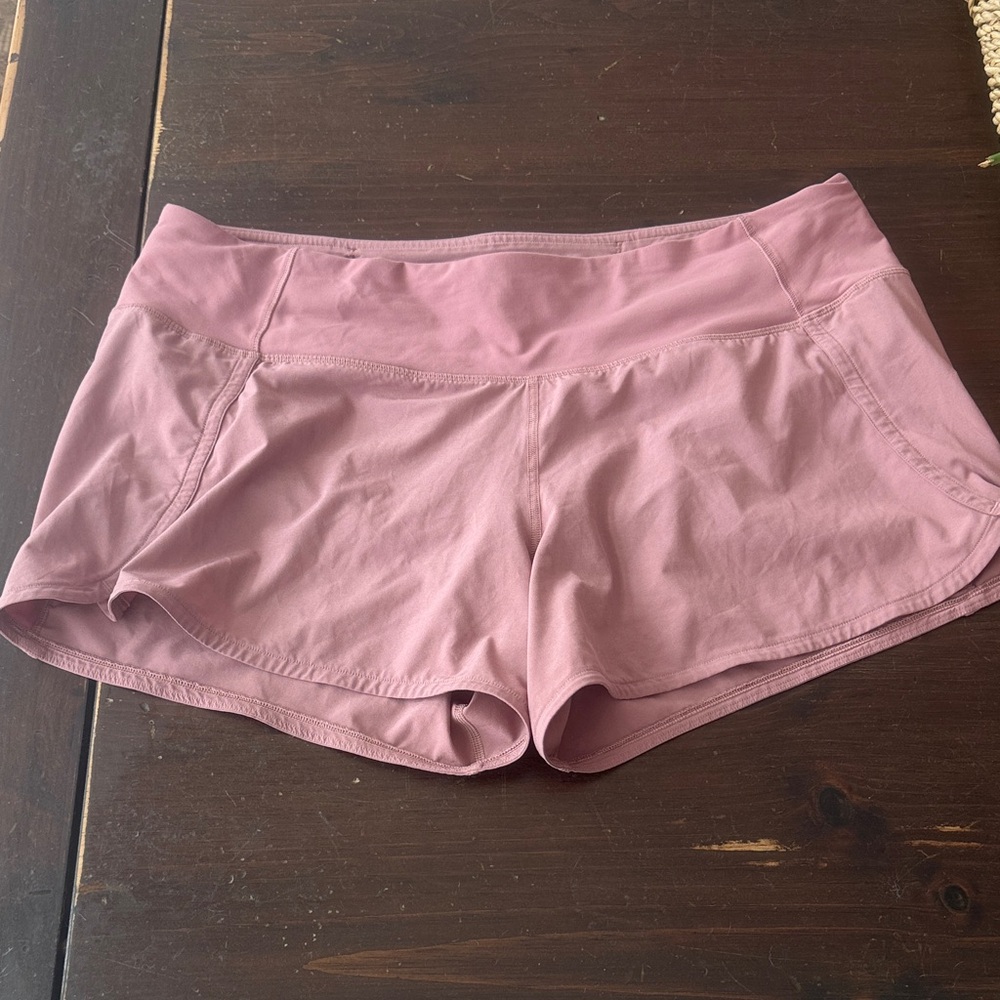 lululemon athletica Women's Rose Pink Athletic Shorts
